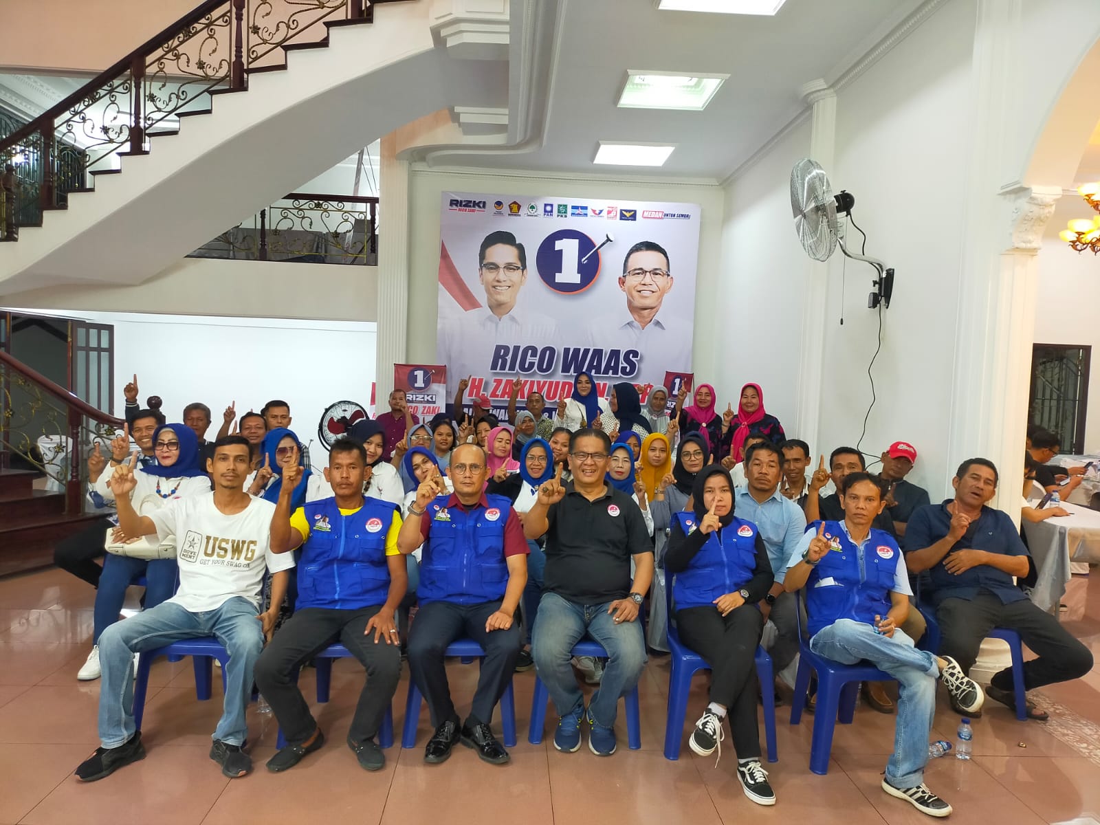 Relawan Prabowo 08 di sekretariat