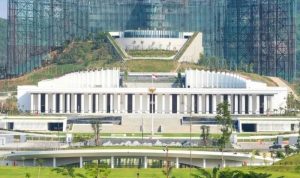 Istana Garuda di Ibu Kota Nusantara (IKN), Kalimantan Timur, BP/ANTR.
