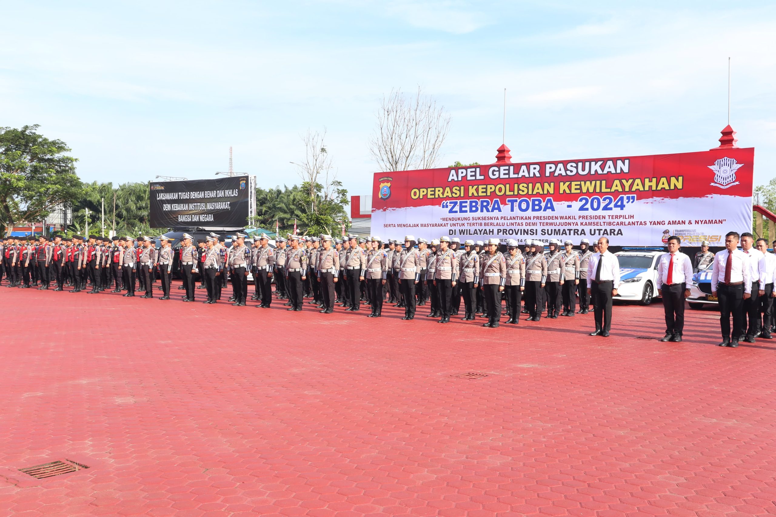 Polda Sumatera Utara menggelar Operasi Zebra Toba selama dua minggu mulai 14-27 Oktober 2024 dalam meningkatkan ketertiban berlalu lintas bagi masyarakat.(Istimewa)