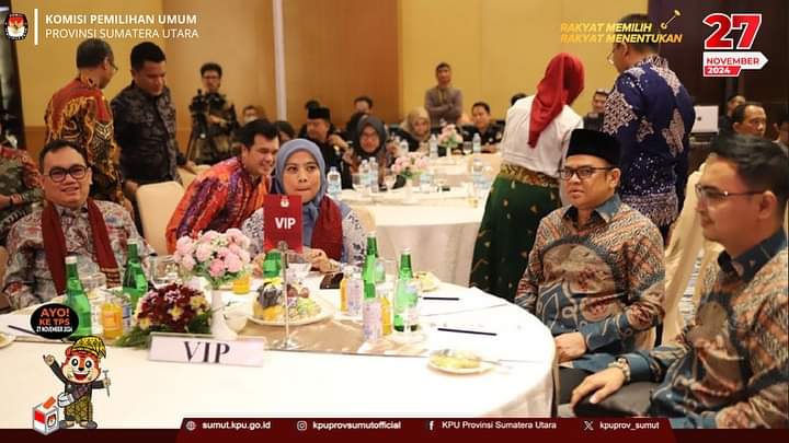 KPU Sumut ikuti rakor pembahasan DPTb.(Istimewa)