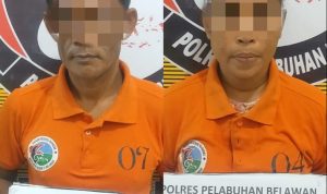 Empat pelaku yang diamankan petugas kepolisian.(Istimewa).