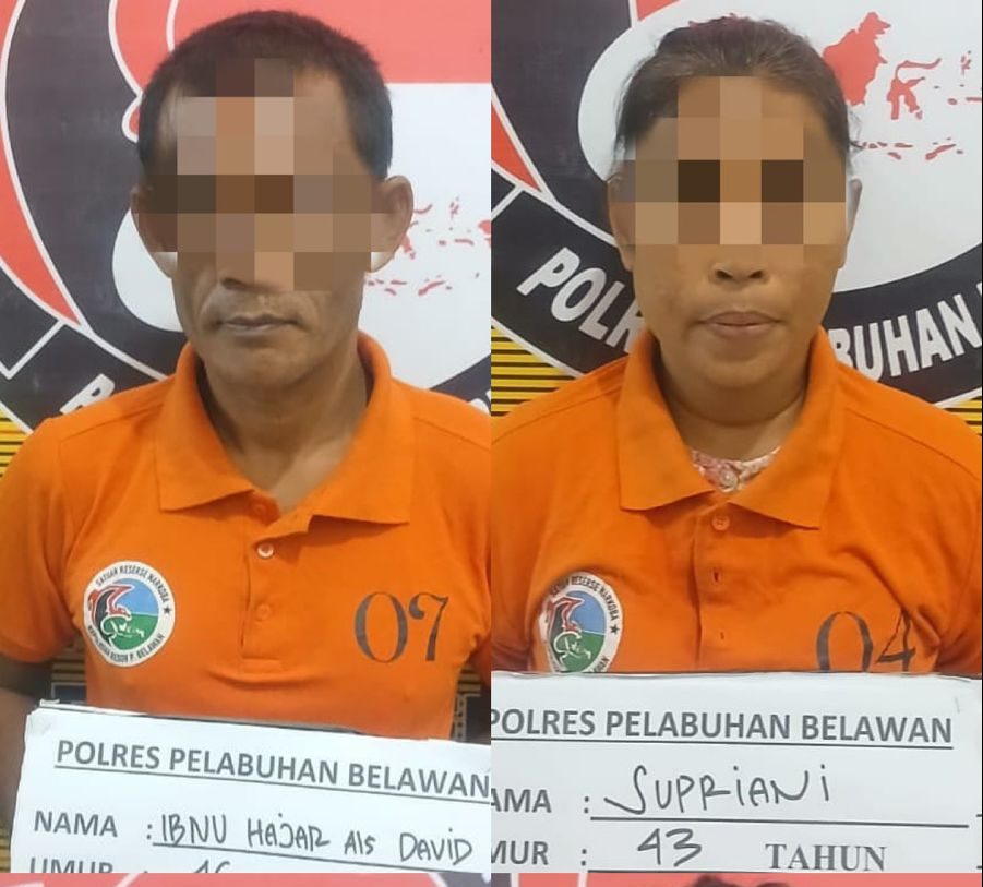Empat pelaku yang diamankan petugas kepolisian.(Istimewa).