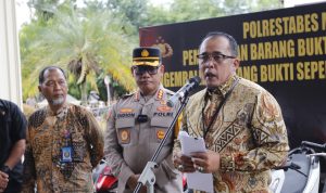 Plt Wali Kota Medan Aulia Rachman apresiasi Polrestabes ungkap kejahatan di Medan. BP/ist