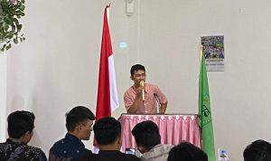 dewan pembina IPMI Paluta saat memberikan sambutan.