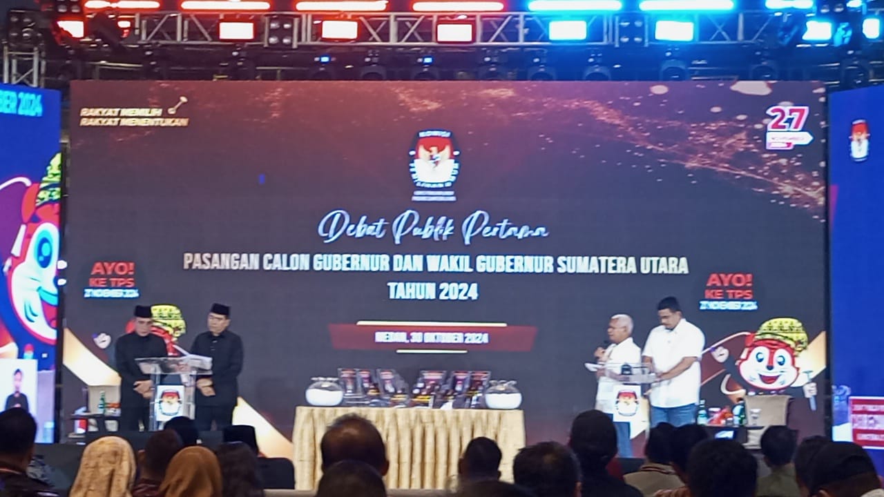 Paslon Gubernur dan Wakil Gubernur Sumut nomor urut satu (kanan) dan nomor urut 2 (kiri).(Istimewa).