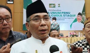 Ketum PBNU Yahya Cholil Staquf, BP/MTR.