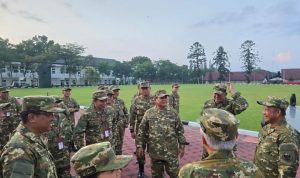 Presiden Prabowo Subianto berada di Akademi Militer Magelang dalam rangka retreat Kabinet Merah Putih, BP/MTR.