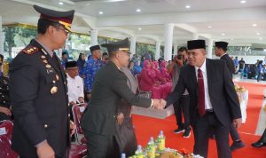 Pj. Bupati Langkat dan Berbagai Elemen Masyarakat memperingati Hari Kesaktian Pancasila di Lapangan Alun-alun Tengku Amir Hamzah Stabat