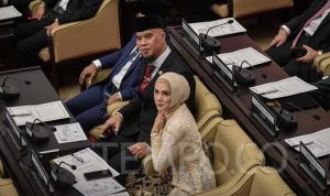 anggota DPR 2024-2029 sekaligus pasangan musisi