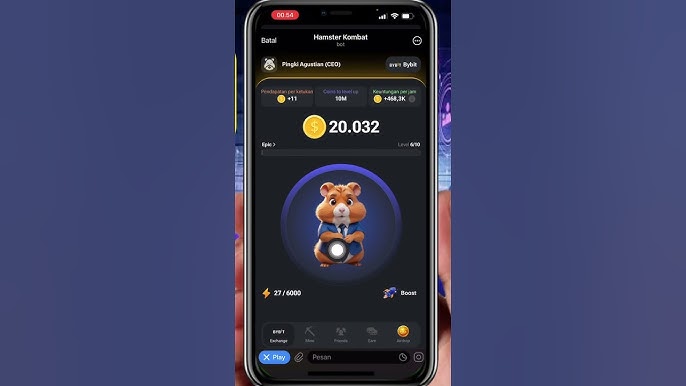 Kenaikan Harga Koin Hamster Kombat ($HMSTR) Mencapai 5,31%, Update 7 Oktober 2024