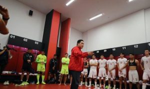Ketua Umum PSSI, Erick Thohir, memberikan respons singkat pasca pertandingan ini