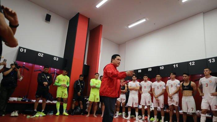 Ketua Umum PSSI, Erick Thohir, memberikan respons singkat pasca pertandingan ini
