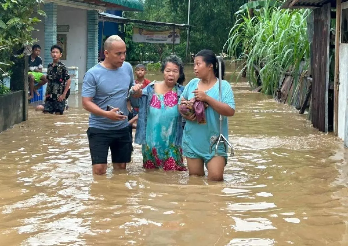 Kota Tebing Tinggi kembali dilanda banjir besar akibat tingginya curah hujan beberapa hari terakhir