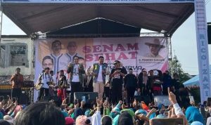 Bobby saat melakukan kampanye di Medan, BP/DTK.