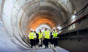 Wakil Presiden Gibran Rakabuming Tinjau Proyek MRT Fase 2 di Monas,