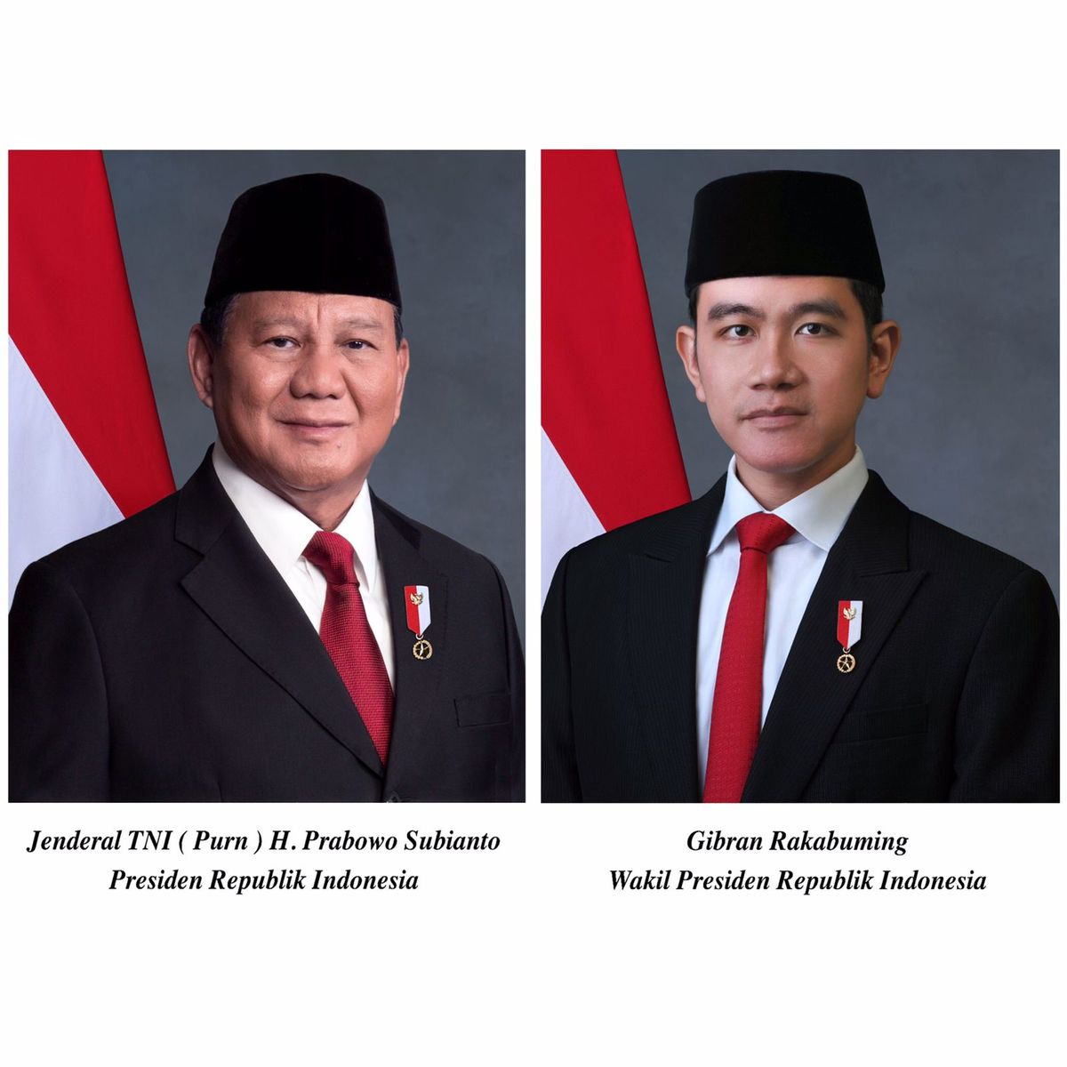Prabowo-Gibran resmi menjadi Presiden dan Wakil Presiden 2024-2029, BP/DTK.