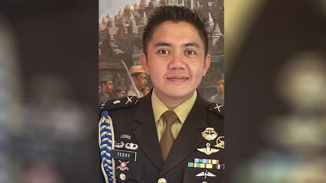Status Mayor Infanteri Teddy Indra Wijaya