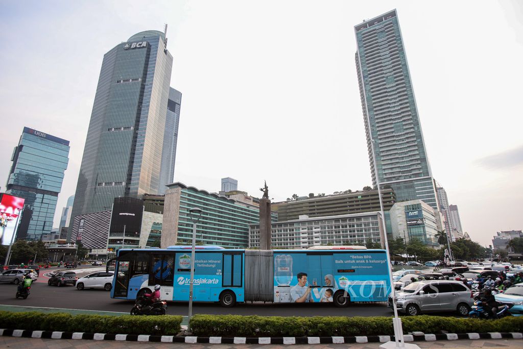 Foto bus transjakarta, BP/DTK.