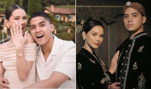 Al Ghazali, baru saja melamar kekasihnya, Alyssa Daguise, di Danau Como,