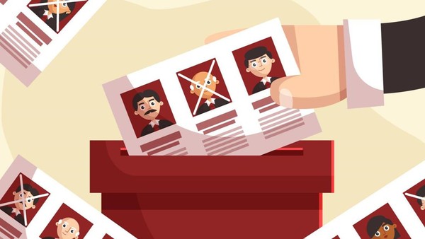 Ilustrasi pemungutan suara, BP/DTK.