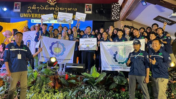 Institut Teknologi Sepuluh Nopember (ITS) kembali mencatatkan prestasi gemilang di tingkat nasional