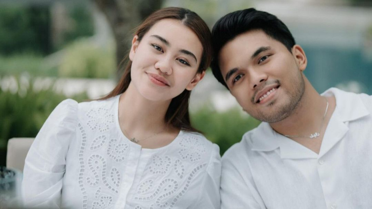 Aaliyah Massaid dan suaminya, Thariq Halilintar, sementara harus berjauhan karena tuntutan pekerjaan.