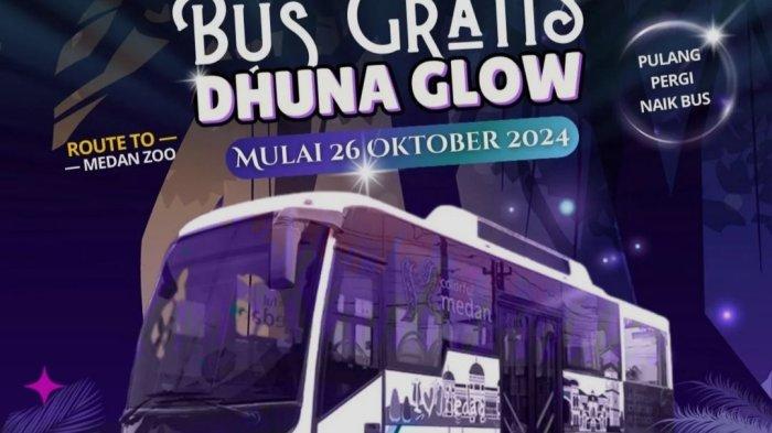 Pemkot Medan Sediakan Shuttle Gratis ke Wisata Malam Dhuna Glow di Medan Zoo