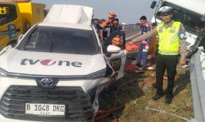Kecelakaan tragis menimpa rombongan jurnalis TvOne