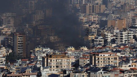 perang menggila di Lebanon