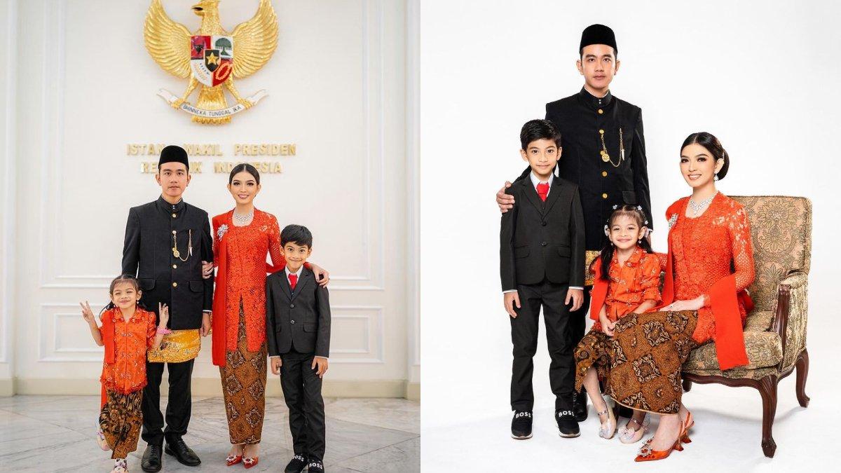 Potret pertama keluarga Gibran Rakabuming Raka usai pelantikannya sebagai Wakil Presiden Republik Indonesia