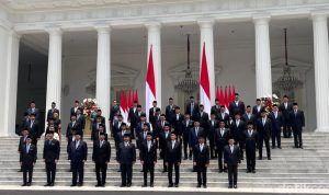 Pelantikan kabinet merah putih 2024-2029, BP/DTK.