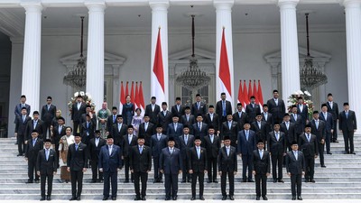 Kabinet Merah Putih Era Kepemimpinan Presiden Prabowo Subianto 2024-2029, BP/CNN.