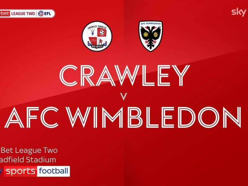 Prediksi Skor Crawley Town vs Wimbledon, 9 Oktober 2024, EFL Trophy Musim 2024/2025