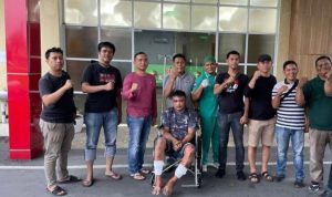 Pelaku curanmor yang dilumpuhkan polisi lantaran melakukan perlawanan saat proses penangkapan, BP/TRBN.