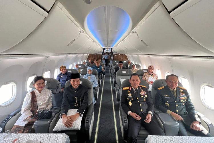 Presiden Joko Widodo Diantar Pulang ke Solo