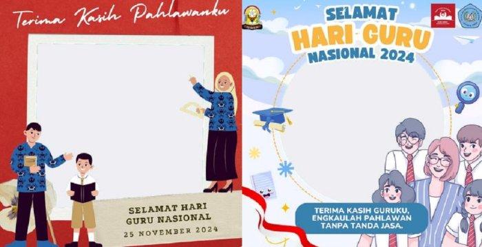 35 Link Twibbon Hari Guru Nasional 2024 Estetik dan Keren, Gratis Bisa Digunakan!