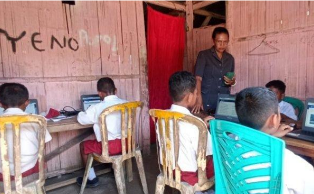 Bagaimana Akses Internet Mengubah Pendidikan di SDN Lembah Rewak, Desa Rewah (Media Delegasi)