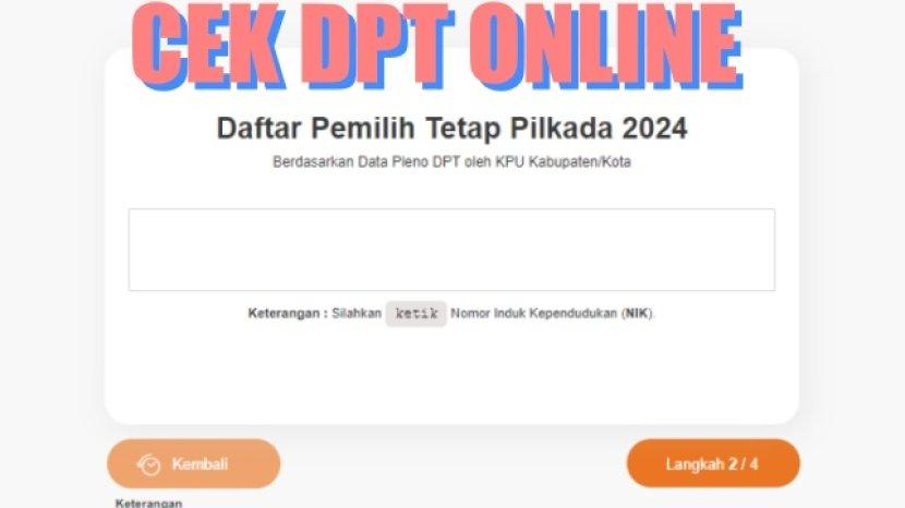 Cara Mudah Cek Daftar Pemilih Tetap (DPT) Online untuk Pilkada 2024