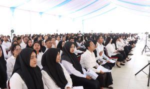 Para peserta Calon Pegawai Negri Sipil (CPNS) Kota Binjai.