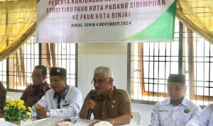 Kaban Kesbangpol Kota Binjai hadiri kunjungan FKUB Padang Sidempuan.
