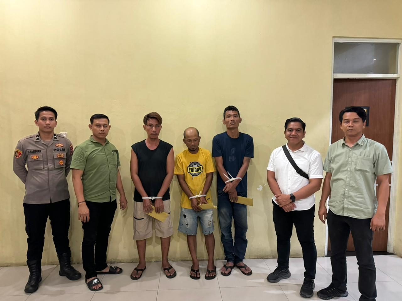 Polisi menangkap pelaku jaringan judi online.(Istimewa).