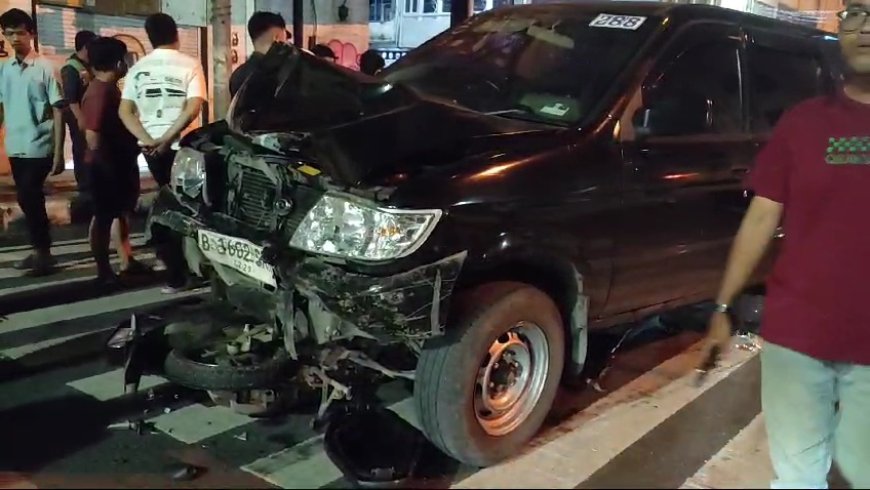 Kecelakaan Motor di Medan, Prajurit TNI AU Terluka