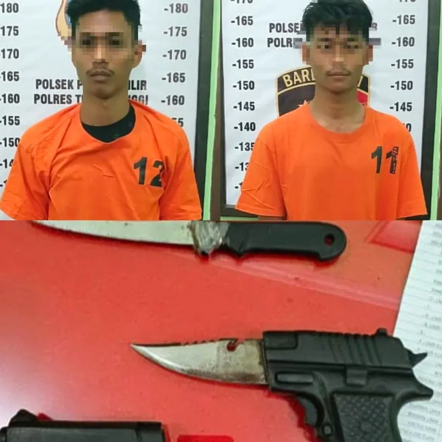 Penangkapan Dua Pencuri Bersenjata Tajam di Kota Tebing Tinggi