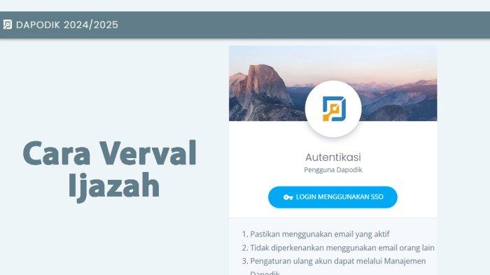 Pendaftar PPPK 2024 Wajib Lakukan Verval Ijazah, Ini Tata Caranya!