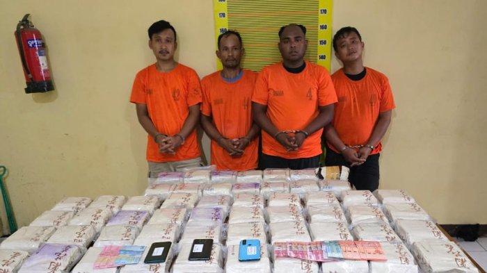 Polda Sumut Gagalkan Peredaran 54 Kg Sabu, 4 Tersangka Diamankan di Indrapura