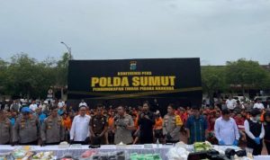 Polda Sumut Tangkap 116 Tersangka Tindak Pidana Narkoba, Sita Barang Bukti Sabu, Ganja, dan Ekstasi