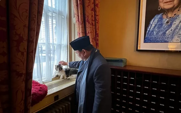 Prabowo dan Larry the Cat Pertemuan di Tengah Diplomasi (detik.com)