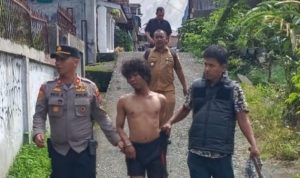 Pria Ditangkap Usai Ancam Ibu Kandung dengan Parang di Medan Tuntungan