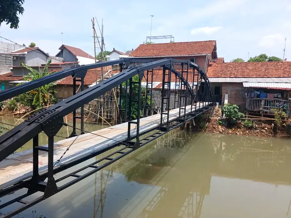 Pria Lansia Bangun Jembatan Rp 250 Juta di Jepara, Akses Rumah Tertutup Tetangga
