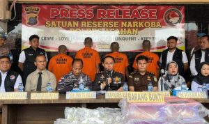 Satres Narkoba Polres Asahan Gagalkan Penyelundupan Sabu dan Pil Ekstasi